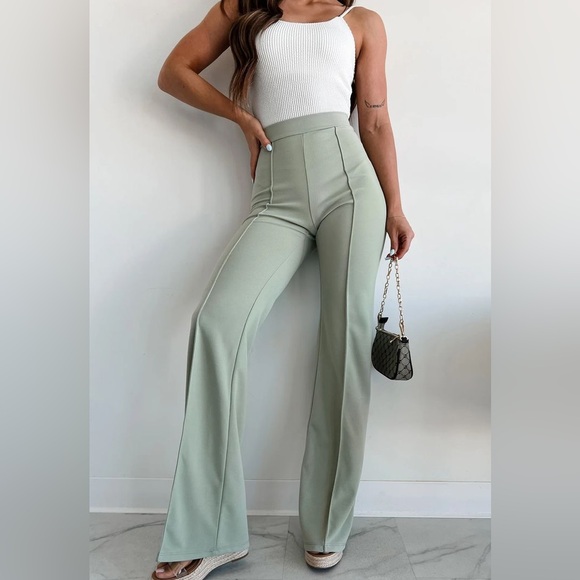 NanaMacs Pants - Nanamacs work talk safe green work pants dress pants